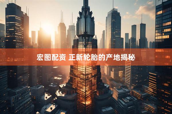 宏图配资 正新轮胎的产地揭秘